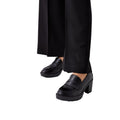Black - Lifestyle - Dorothy Perkins Womens-Ladies Lenny Wide Heeled Loafers