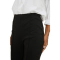 Black - Side - Dorothy Perkins Womens-Ladies Ponte Pintuck Detail Seams Trousers
