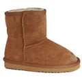 Chestnut - Front - Eastern Counties Leather Childrens-Kids Charlie Sheepskin Boots