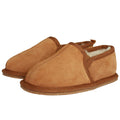 Chestnut - Front - Eastern Counties Leather Childrens-Kids Sheepskin Lined Slippers