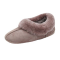 Mink - Front - Eastern Counties Leather Womens-Ladies Full Sheepskin Turn Slippers