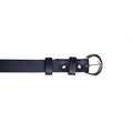 Navy - Back - Eastern Counties Leather Womens-Ladies Thin Fashion Belt