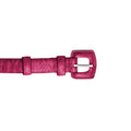 Fuchsia - Front - Eastern Counties Leather Womens-Ladies Faux Snake Print Belt