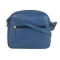 Blue-Ivory - Side - Eastern Counties Leather Womens-Ladies Marnie Colour Panel Bag