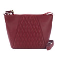 Cranberry - Front - Eastern Counties Leather Womens-Ladies Alegra Quilted Handbag