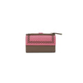 Taupe-Rose - Front - Eastern Counties Leather Womens-Ladies Keira Purse