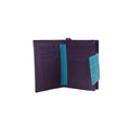 Purple-Turquoise - Back - Eastern Counties Leather Womens-Ladies Diva Quilted Tab Purse