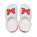 White-Red - Side - Disney Childrens-Kids Minnie Mouse Clogs