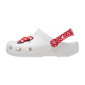 White-Red - Pack Shot - Disney Childrens-Kids Minnie Mouse Clogs