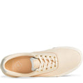 Natural - Side - Sperry Mens Seacycled Striper II CVO Suede Trainers