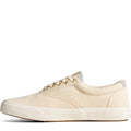 Natural - Pack Shot - Sperry Mens Seacycled Striper II CVO Suede Trainers