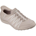 Taupe - Front - Skechers Womens-Ladies Roll With Me Trainers