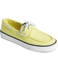 Lime-White - Front - Sperry Womens-Ladies Bahama 2.0 Boat Shoes