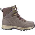 Taupe - Side - Cotswold Womens-Ladies Burton Leather Hiking Boots