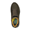 Olive - Lifestyle - Skechers Mens Benago - Hombre Leather Relaxed Fit Shoes