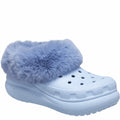 Blue Calcite - Front - Crocs Womens-Ladies Furever Crush Clogs