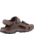 Brown - Back - Cotswold Mens Shilton Recycled Sandals