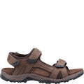 Brown - Side - Cotswold Mens Shilton Recycled Sandals