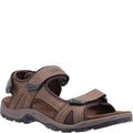 Brown - Front - Cotswold Mens Shilton Recycled Sandals