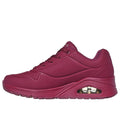 Plum - Pack Shot - Skechers Womens-Ladies Uno Stand On Air Trainers