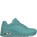 Teal - Lifestyle - Skechers Womens-Ladies Uno Stand On Air Trainers