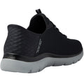 Charcoal - Pack Shot - Skechers Mens Summits - High Range Slip-on Shoes