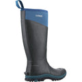 Turquoise - Back - Cotswold Womens-Ladies Contrast Panel Wellington Boots