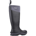 Grey - Back - Cotswold Womens-Ladies Contrast Panel Wellington Boots