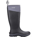 Grey - Side - Cotswold Womens-Ladies Contrast Panel Wellington Boots