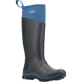 Turquoise - Front - Cotswold Womens-Ladies Contrast Panel Wellington Boots