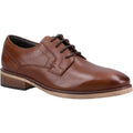 Tan - Front - Cotswold Mens Edge Leather Formal Shoes