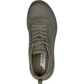 Olive - Side - Skechers Womens-Ladies Bob Squad Chaos Face Off Trainers