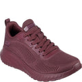 Plum - Front - Skechers Womens-Ladies Bob Squad Chaos Face Off Trainers