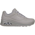 Light Grey - Side - Skechers Mens Uno Stand On Air Lace Up Trainers