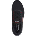 Black-Red - Side - Skechers Mens Arch Fit 2.0 Trainers