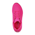 Hot Pink - Lifestyle - Skechers Womens-Ladies Uno - Night Shades Trainers