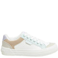 White - Lifestyle - Rocket Dog Womens-Ladies Cheery Sporty Colour Block Trainers