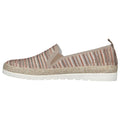 Taupe-Multicoloured - Back - Skechers Womens-Ladies BOBS Flexpadrille 3.0 - Island Muse Espadrilles
