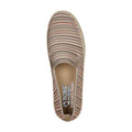Taupe-Multicoloured - Lifestyle - Skechers Womens-Ladies BOBS Flexpadrille 3.0 - Island Muse Espadrilles