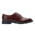 Brown - Lifestyle - Base London Mens Tatton Leather Derby Shoes