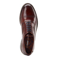 Brown - Pack Shot - Base London Mens Tatton Leather Derby Shoes