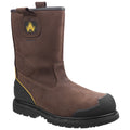 Brown - Front - Amblers Safety FS223C Safety Rigger Boot - Mens Boots