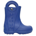 Blue - Back - Crocs Childrens-Kids Handle It Wellington Boots