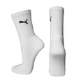 White - Back - Puma Crew Sport Socks 3 Pair Pack - Mens Socks