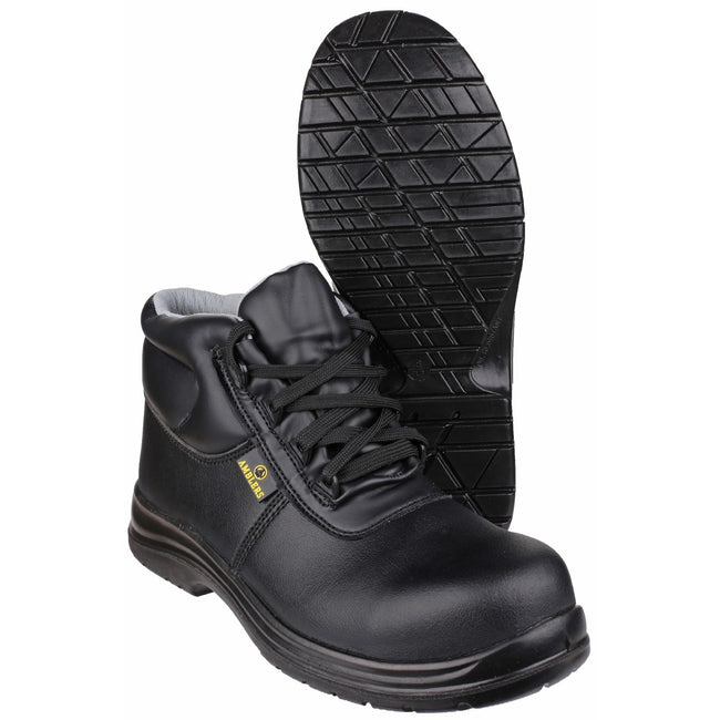 Black - Close up - Amblers FS663 Mens Safety ESD Boots