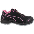 Black - Side - Puma Safety Womens-Ladies Lightweight Fuse TC Safety Trainers
