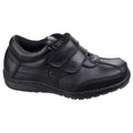 Black - Lifestyle - Mirak Childrens Boys Touch Fastening School Shoes