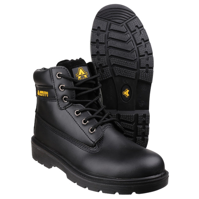 Black - Side - Amblers Safety FS112 Unisex Safety Boots