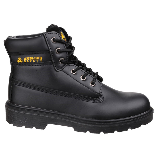 Black - Close up - Amblers Safety FS112 Unisex Safety Boots