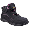 Black - Front - Amblers Safety Womens-Ladies Composite Safety Boots With Side Zip